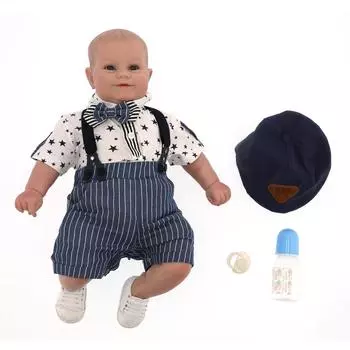 60 см мягкое гибкое тело милая кукла-реборн младенец реалистичная кукла мальчик младенец игрушка коллекция