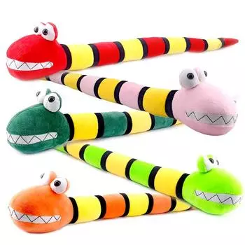 60 см мультяшная плюшевая змея куклы супер мягкая подушка домашний декор имитация животных день рождения рождественские подарки для девочек 60cm красный