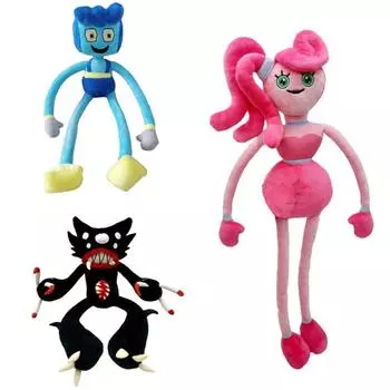 60 см новый большой паук Huggy Wuggy Mommy с длинными ногами плюшевая игрушка Poppy Playtime игровой персонаж плюшевая кукла страшная игрушка детские подарки на день рождения 40cm pink