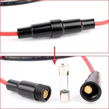 60 см прикуриватель USB зарядное гнездо кабель жгут проводов шнур с предохранителем 10 А для автомобиля морской мотоцикл ATV RV