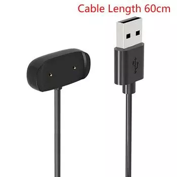 60 см зарядное устройство для смарт-часов USB-кабель для зарядки магнитный шнур для Huami Amazfit Bip U/GTR2/GTR 2e/GTS2/Pop pro/Zepp E