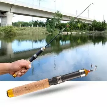 60 см зимняя удочка удобная ручка гладкая универсальная удочка для ловли креветок озеро океан лодка аксессуары для пресной воды