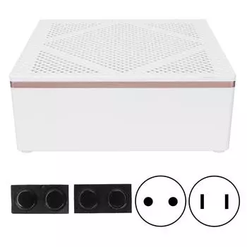 60 Вт пылесборник для ногтей, мощный всасывающий бесшумный пылесос для ногтей (100240 В) 100240V EU Plug