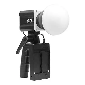 60 Вт светодиодные видеолампы COB для фотосъемки с регулируемой яркостью 2800K-6800K профессиональная студийная лампа для трансляций в прямом эфире Tik-Tok чёрный