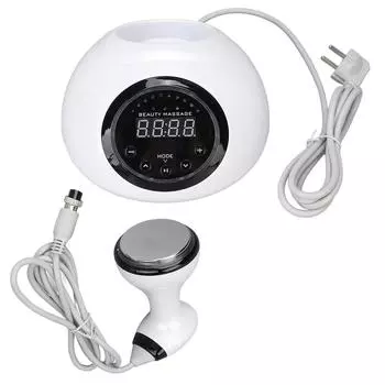 60K Ultrasonic Beauty Machine 3 Modes 10 Gears Skin Rejuvenation Body Slimming Instrument EU Plug