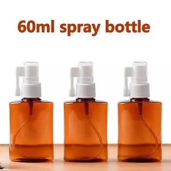 60Ml Plastic Nasal Spray Bottle Refillable Rotation Mist Spray Bottles Oral Cavity & Nose Washing Sprayer Containers 5pcs