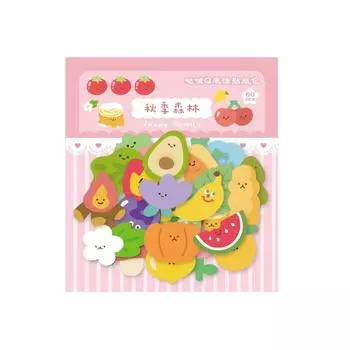 60Pcs Cute Cartoon Stickers Transparent Pvc Waterproof Sticker Laptop Scrapbooking Stationery Diy Decoration Decals