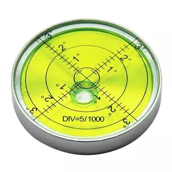 60x10мм Высокоточный металлический спиртовой уровень со шкалой Горизонтальный пузырь для DIY Бытовой уровень Пузырьковые измерительные инструменты