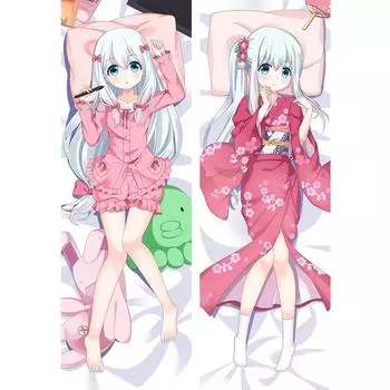 60x180 см аниме Eromanga Sensei наволочки Izumi Sagiri милая обнимающая подушка для тела Dakimakura Otaku постельные принадлежности наволочка милый чехол