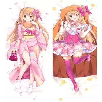 60x180см Аниме Химото! Чехол Umaru-Chan Dakimakura, двухсторонний чехол для подушки Doma Umaru, наволочка для всего тела, постельное белье для спальни, наволочка