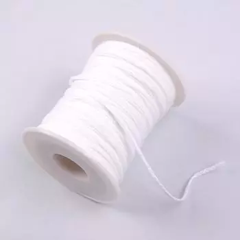 61 м хлопковая оплетка фитиль для свечей рулон сердечник катушка недымящие масляные лампы DIY принадлежности для изготовления свечей