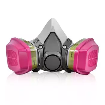 6200 Многоразовая респираторная маска с фильтрами 60926. Эффективная защита от пыли органических паров при окраске, химической сварке.