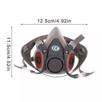 6200 противогаз для украшения распылением краски, химический респиратор, защита от токсичных паров, респиратор, многоразовая полумаска