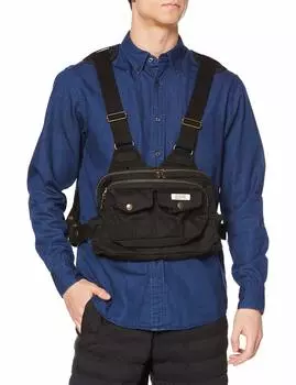 6210151 Жилет с нагрудным ремнем 6210151 Черный Бесплатно [Foxfire] [Рыбалка] [Кемпинг] чёрный