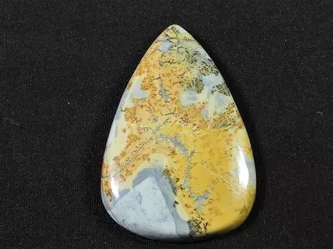 62Cts. Натуральный полудрагоценный камень яшма малигано груша ААА 29X44X06 мм SK-830