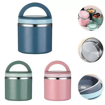 630/1000 мл нержавеющая сталь ланч-бокс изолированный контейнер для супа чашка с термос микроволновая печь портативный контейнер для хранения продуктов 630ML розовый