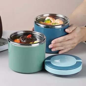 630/800ml Food Thermal Jar Bento Box Insulated Soup Cup Thermos Containers Stainless Steel Lunch Box Thermos Jar
