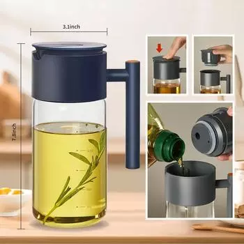 63/2000 500 мл стеклянная бутылка для масла, автоматическая бутылка для масла, специальная масляная емкость для приправы на кухне, приготовления всех видов кондиционирования
