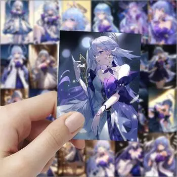 63 декоративные наклейки с персонажами Robin Star Rail для блокнотов, стеклянных ежедневников и журналов. Robins * 63 sheets [not repeated]