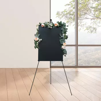 63-дюймовая подставка-мольберт, регулируемая, металлическая, простая установка, с переносной сумкой для свадебного знака