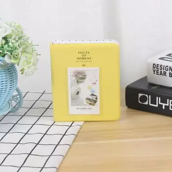 64 кармана Polaroid фотоальбом Mini Macarone цветной фотоальбом Mini Instant Picture Case хранения фиолетовый