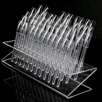 64 насадки Pop Sticks + 1 шт. подставка для дизайна ногтей, прозрачные насадки, демонстрирующие полку для лака для ногтей, тренировочный инструмент, образцы цветов, карта