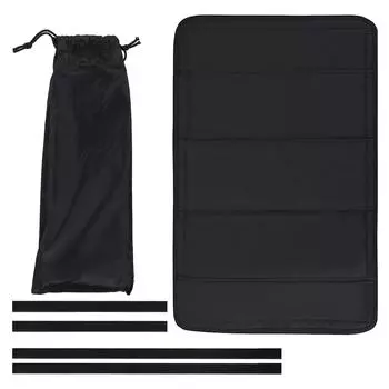 64 X 41 см солнцезащитный козырек на дверь и окно автофургона, черный, защита конфиденциальности, складной затемняющий чехол для окна автофургона Win Hook and Loop Style