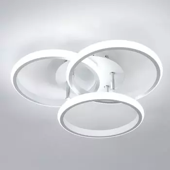 6500K светодиодный потолочный светильник белого цвета 40 см 40 Вт современный белый круглый потолочный светильник для гостиной для спальни, гостиной, прихожей, кухни