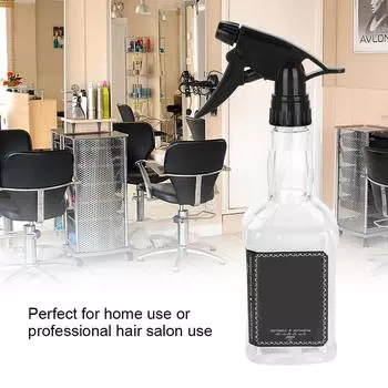 650 мл Парикмахерский пульверизатор Салон Парикмахерский Инструмент Многоразовая Бутылка для распыления воды Белая белый