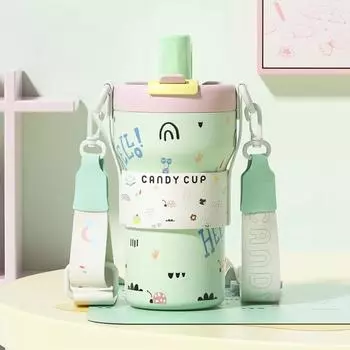 650 мл Вакуумная чашка Керамическая внутренняя колба Термос Чашка Детский подарок Чашка из нержавеющей стали Студенты используют