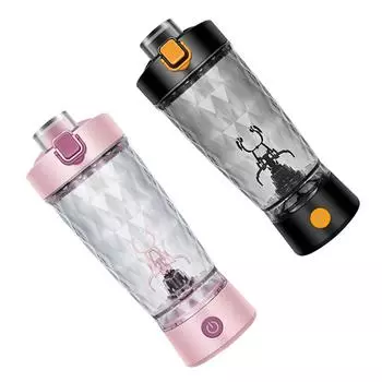 650ml Automatic Self Stirring Mug Coffee Milk Juice Mixing Cup Mixer Shake Bottle Blender Kettle fro Gym outdoor чёрный