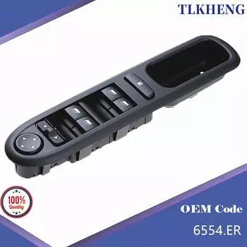 6554.ER Электрический переключатель управления стеклоподъемником Переключатель стеклоподъемника для Peugeot 407 2004-2010