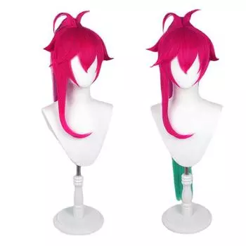 65-70 см LOL Sivir Косплей Парики Кафе Милашка Парик Длинные Розовый Смешанный Зеленый Цвет Женщины Хэллоуин Жаропрочные Синтетические Волосы 65-70cm бежевый