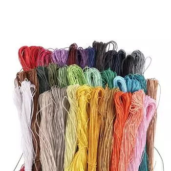 65 м/лот, 1 мм x 65 м, плетеные веревочные браслеты из полиэстера, ожерелья, шнур из бисера, восковая проволока для изготовления ювелирных изделий своими руками, фурнитура, аксессуары