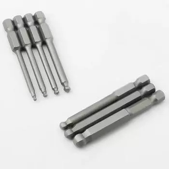65 мм H2-H8 шестигранные биты с шаровидным концом для отвертки 1/4 набор бит с шестигранным хвостовиком магнитный набор бит для отвертки