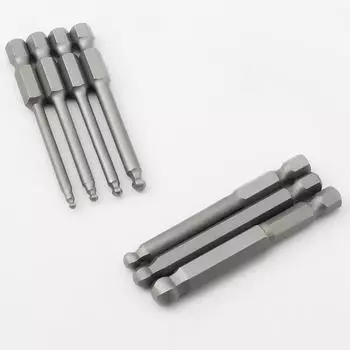 65 мм H2-H8 шестигранные биты с шаровидным концом для отвертки 1/4 набор бит с шестигранным хвостовиком магнитный набор бит для отвертки