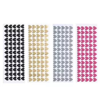 65 шт. Съемные наклейки на стену в виде сердца Виниловые наклейки Декор для дома и комнаты Великобритания 65 Pcs серый