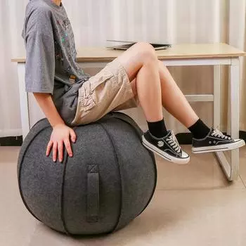 65 см льняной чехол для мяча для йоги, защита для балансирующего мяча, домашний тренажерный зал, йога, пилатес, фитнес, бодибилдинг, баланка, мяч для упражнений, пилатеса