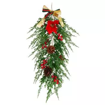 65 см Рождественская Сосновая Иголка Настенная Имитация Виноградной Лозы Искусственная Сосновая Иголка Лоза для Рождества