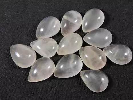 65Cts. Натуральный нежно-розовый кварц грушевидной формы россыпью драгоценных камней 12 шт. лот 10X14MM RQ-1393