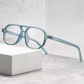 66040 Двойной луч пилота мужские плоские очки 5 тренда легко держать анти-синий Advanced Sense очки