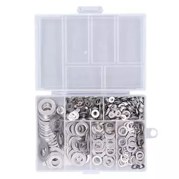 660 шт. плоских шайб из нержавеющей стали 304 M3 M4 M5 M6 M8 M10 набор аксессуаров