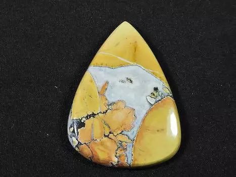 66Cts. Натуральный полудрагоценный камень яшма Малигано груша ААА 32X46X06 мм SK-833