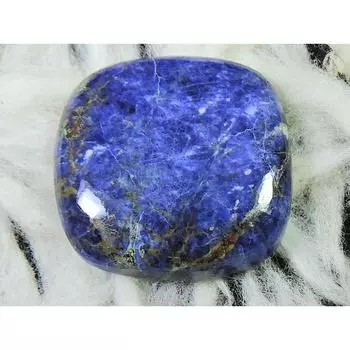 66Cts. Натуральный содалит восьмиугольный кристалл кабошон россыпью драгоценный камень 32X32MM SK-2877