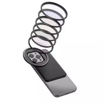 67 мм магнитный адаптер для фильтра объектива телефона, ультратонкий 5 мм фильтр для объектива телефона, крепление для фильтра для iPhone 15 14Pro Max 6.1inch