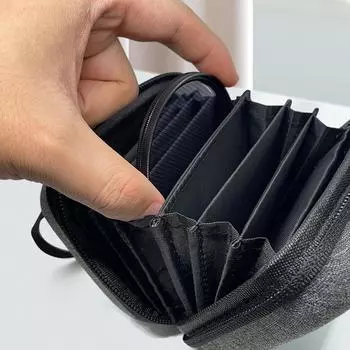 67 мм сумка для фильтра объектива 8-карманная сумка для хранения фильтра чехол для фильтра объектива чехол для переноски фильтра с застежкой-молнией серый