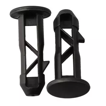 67 мм x 31 мм Черные сменные штифты для петель для 240-литровых бытовых мусорных баков 1 pairs