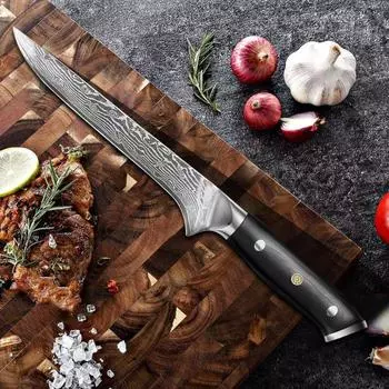 67 слоев дамасской стали 6 дюймов нож для разделки костей кухонные ножи для нарезки фруктов и мяса нож-тесак