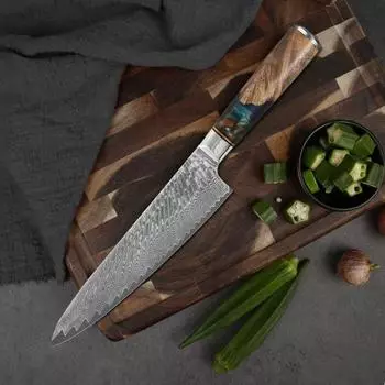 67 слоев дамасской стали ножи шеф-повара резак для фруктов и овощей кухонный нож кухонные инструменты