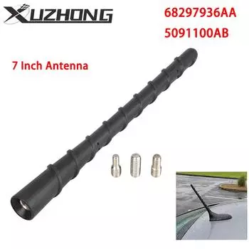 68297936AA Антенна 7 дюймов для Jeep Renegade Cherokee Grand Cherokee Compass Dodge Journey Avenger Durango 2011-2025 гг. чёрный